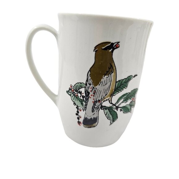 Vintage Leonard Polish 10 oz Porcelain Bird Coffee Tea Cup Mugs - Set of 4 - Picture 11 of 16